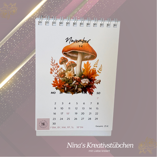 Tischkalender 2026 I Jahreskalender 2026 I Ausverkauf