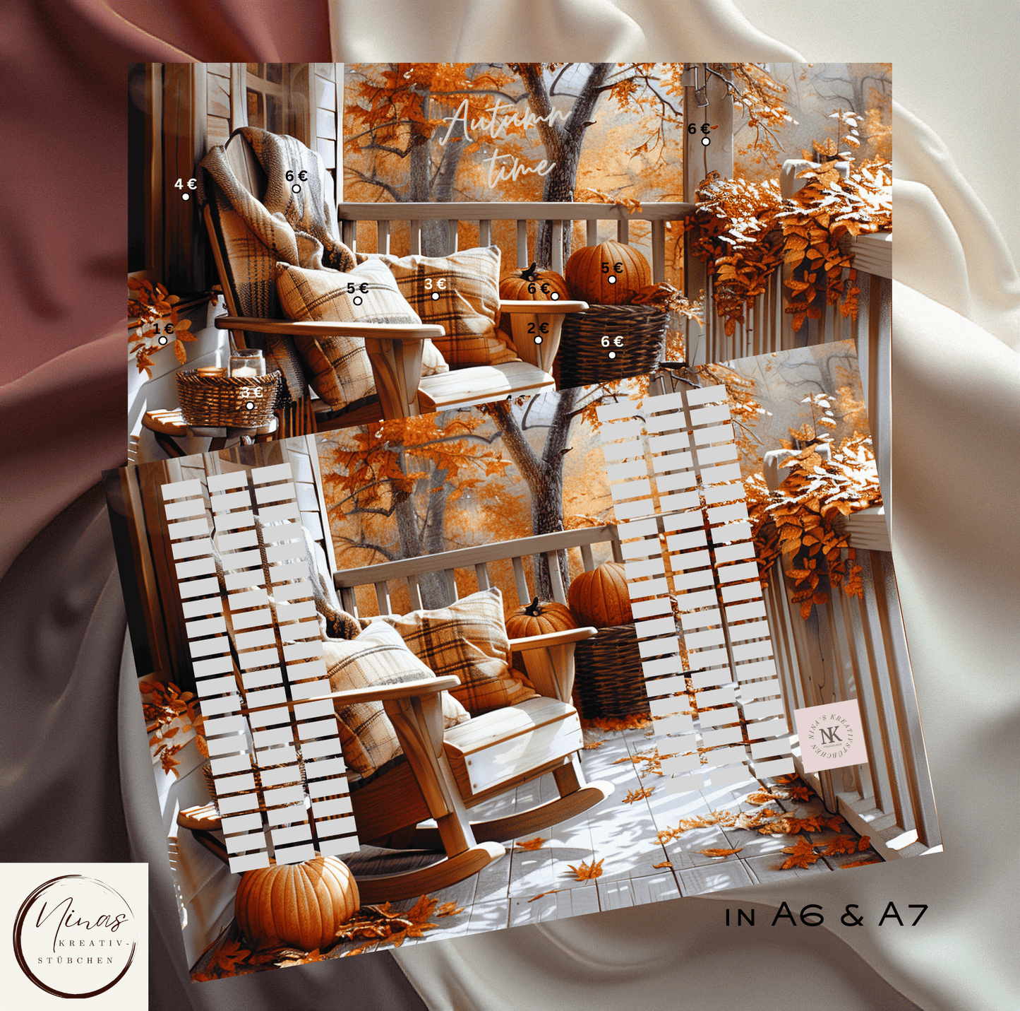 Autumn time I A6 I A7 I Einheftchallenge - Nina's Kreativstübchen