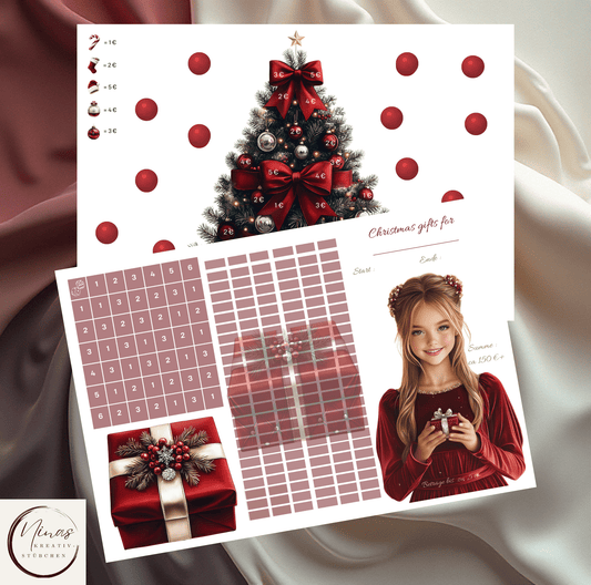 Christmas gifts for I A6 I 3er Klappkarte - Nina's Kreativstübchen