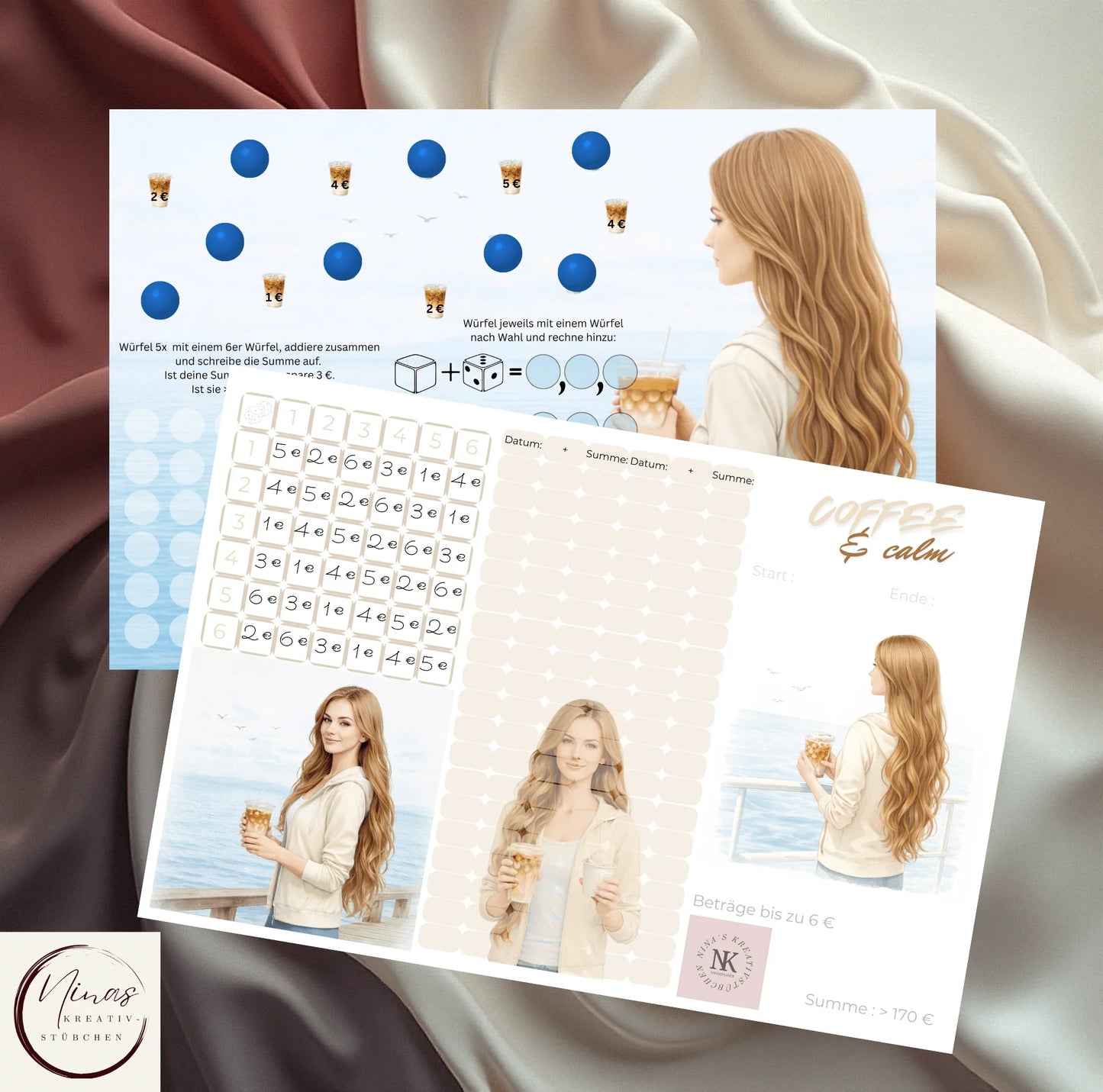 Coffee & Calm – Sparchallenge für entspanntes Sparen und flexible Sparziele - Nina's Kreativstübchen