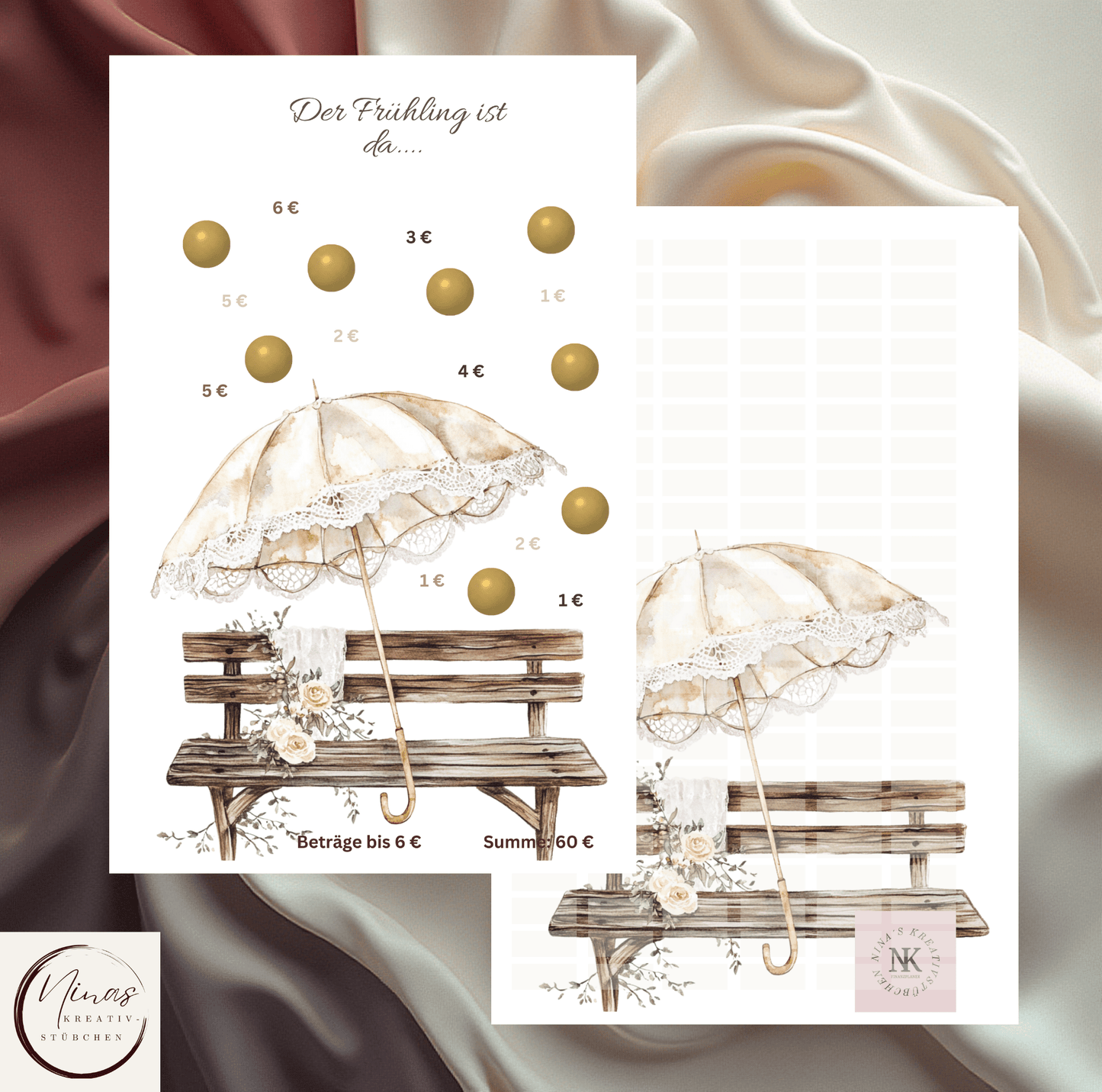 Der Frühling ist da I A6 I Einheftchallenge - Nina's Kreativstübchen