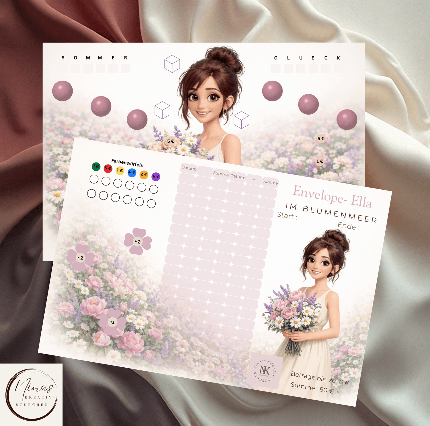 Envelope - Ella I A6 I Challenges mit Erweiterungen - Nina's Kreativstübchen