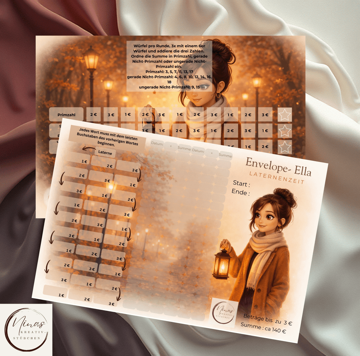 Envelope-Ella Sparspiele – A6 Sparchallenges für mehr Abwechslung in deiner Budgetroutine - Nina's Kreativstübchen