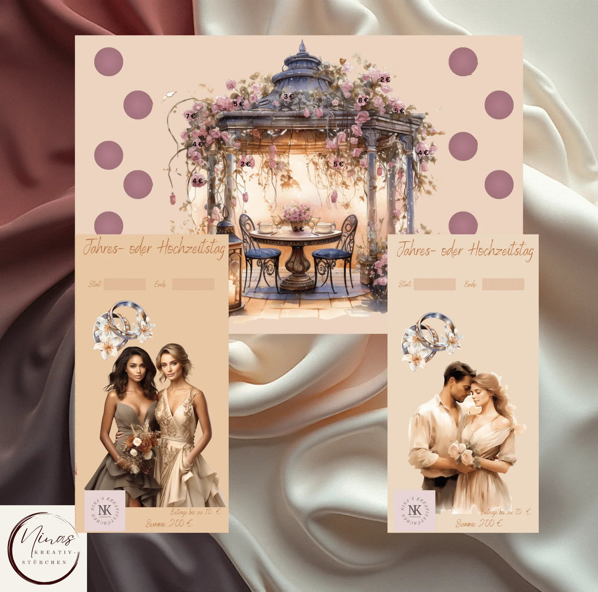 Jahres- oder Hochzeitstag – Sparchallenge für euren besonderen Tag - Nina's Kreativstübchen