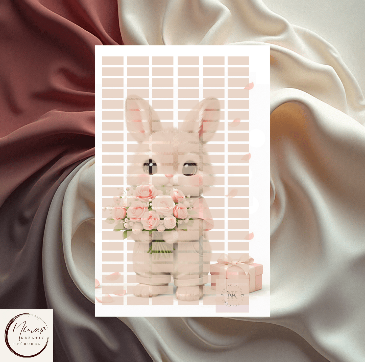 Kleine Beträge, große Liebe I A6 I Einheftchallenge I matt foliert - Nina's Kreativstübchen