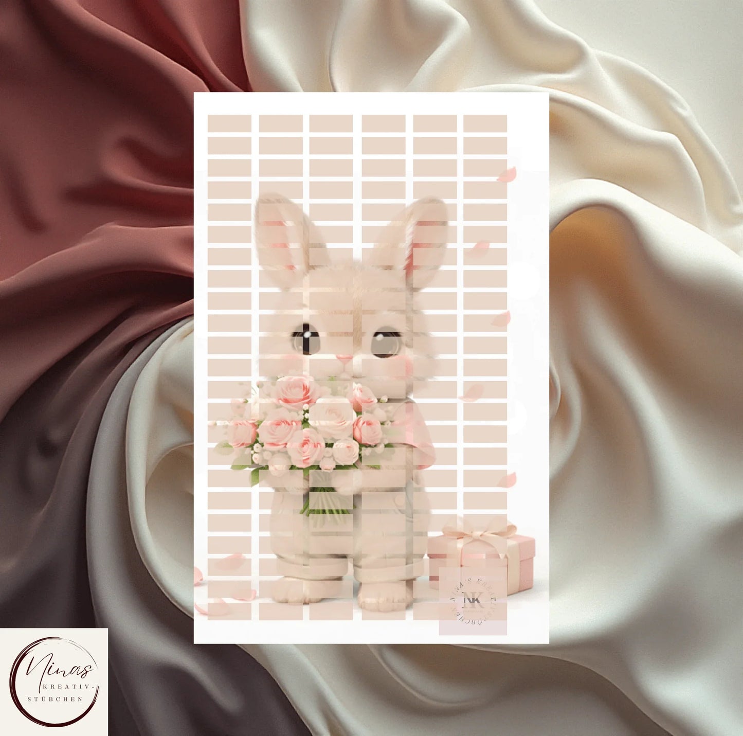 Kleine Beträge, große Liebe – A6 Sparchallenge für flexibles Sparen mit kleinen Beträgen - Nina's Kreativstübchen