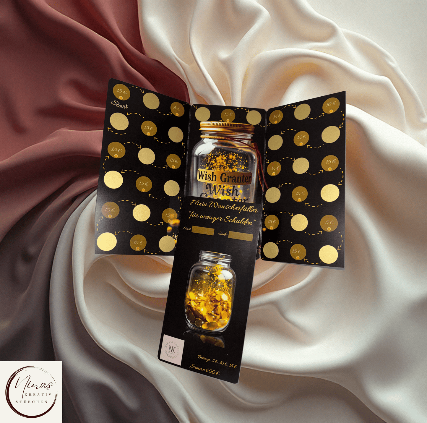 Mein Wunscherfüller .... I A6 I Challenges mit Erweiterungen - Nina's Kreativstübchen