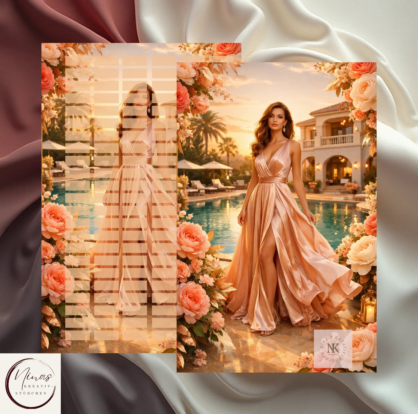 Roségoldener LUXUS-Sommer – Einheftchallenge für flexibles Sparen mit Stil - Nina's Kreativstübchen
