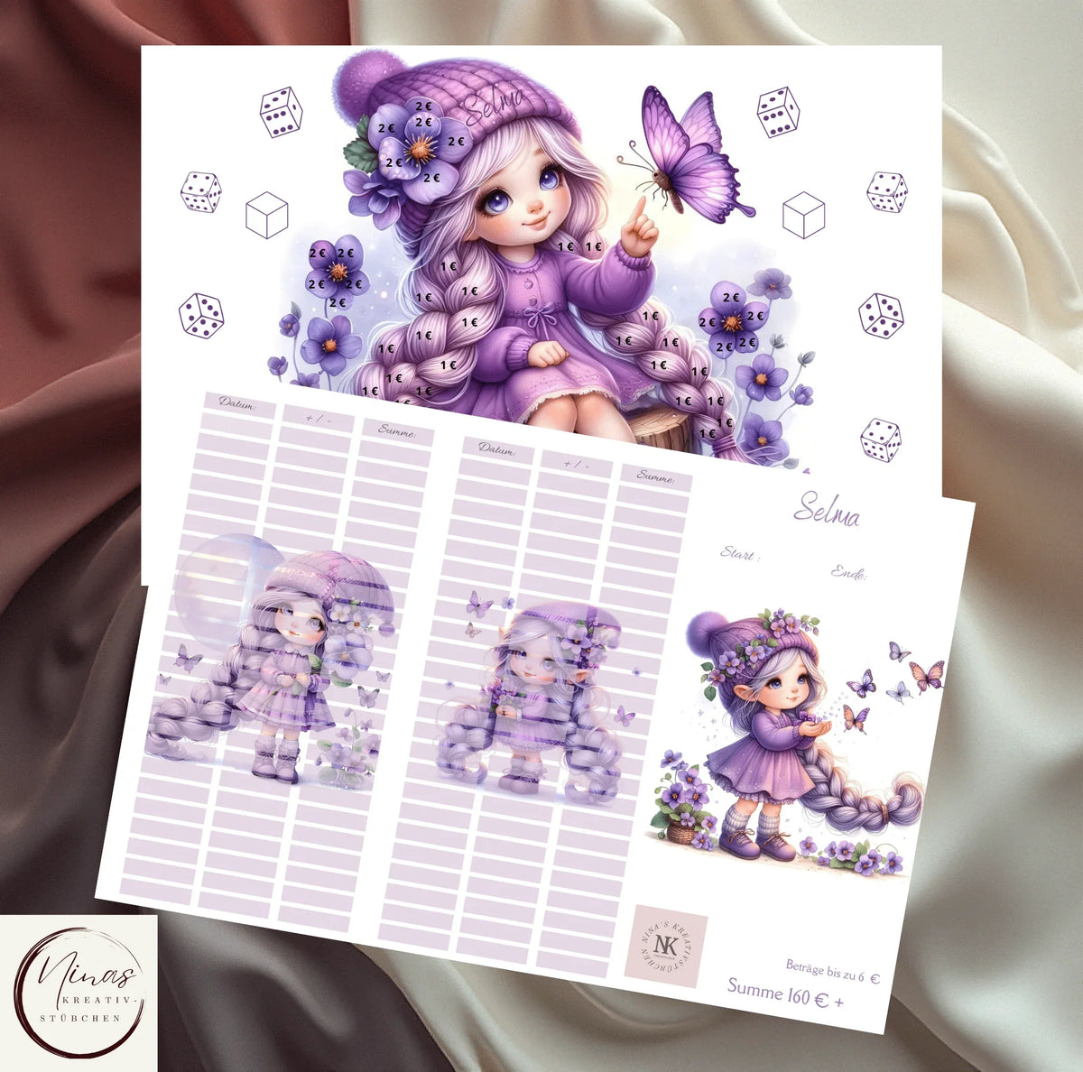 Selma – Sparchallenge für kleine Sparbeträge & persönliche Wünsche - Nina's Kreativstübchen