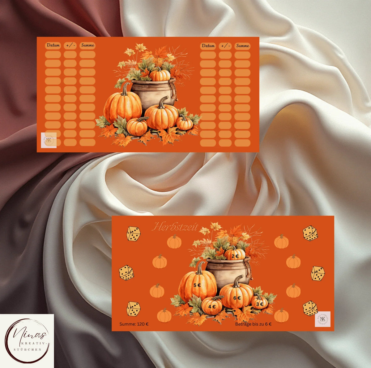 Herbstzeit – Herbst Sparchallenge für kleine Wünsche & Rücklagen - Nina's Kreativstübchen