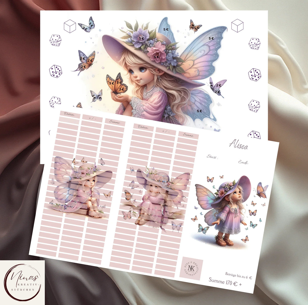 Alisea – Wochen Sparchallenge für kleine Sparschritte - Nina's Kreativstübchen
