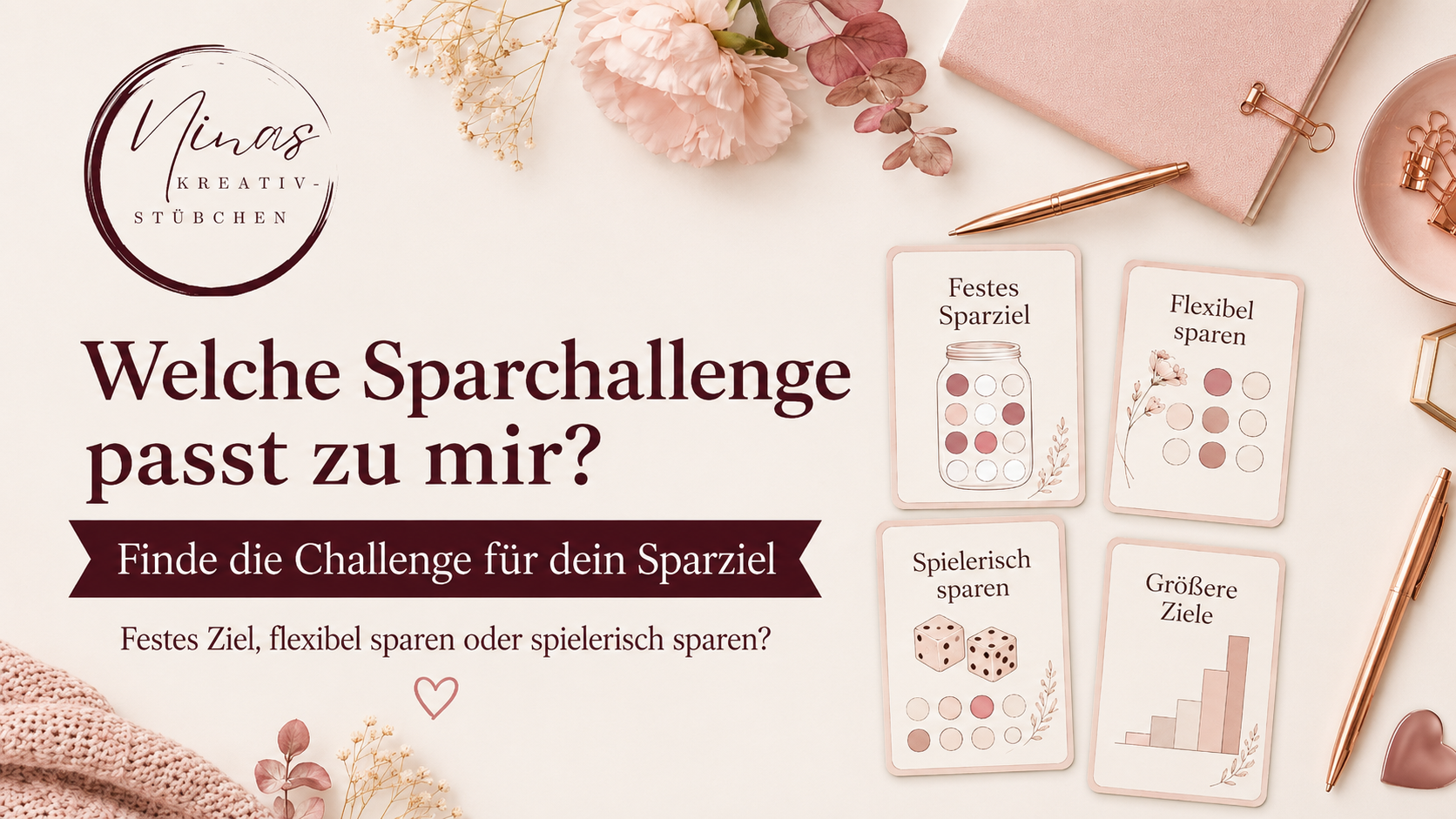 Welche Sparchallenge passt zu mir? Finde die Challenge für dein Sparziel