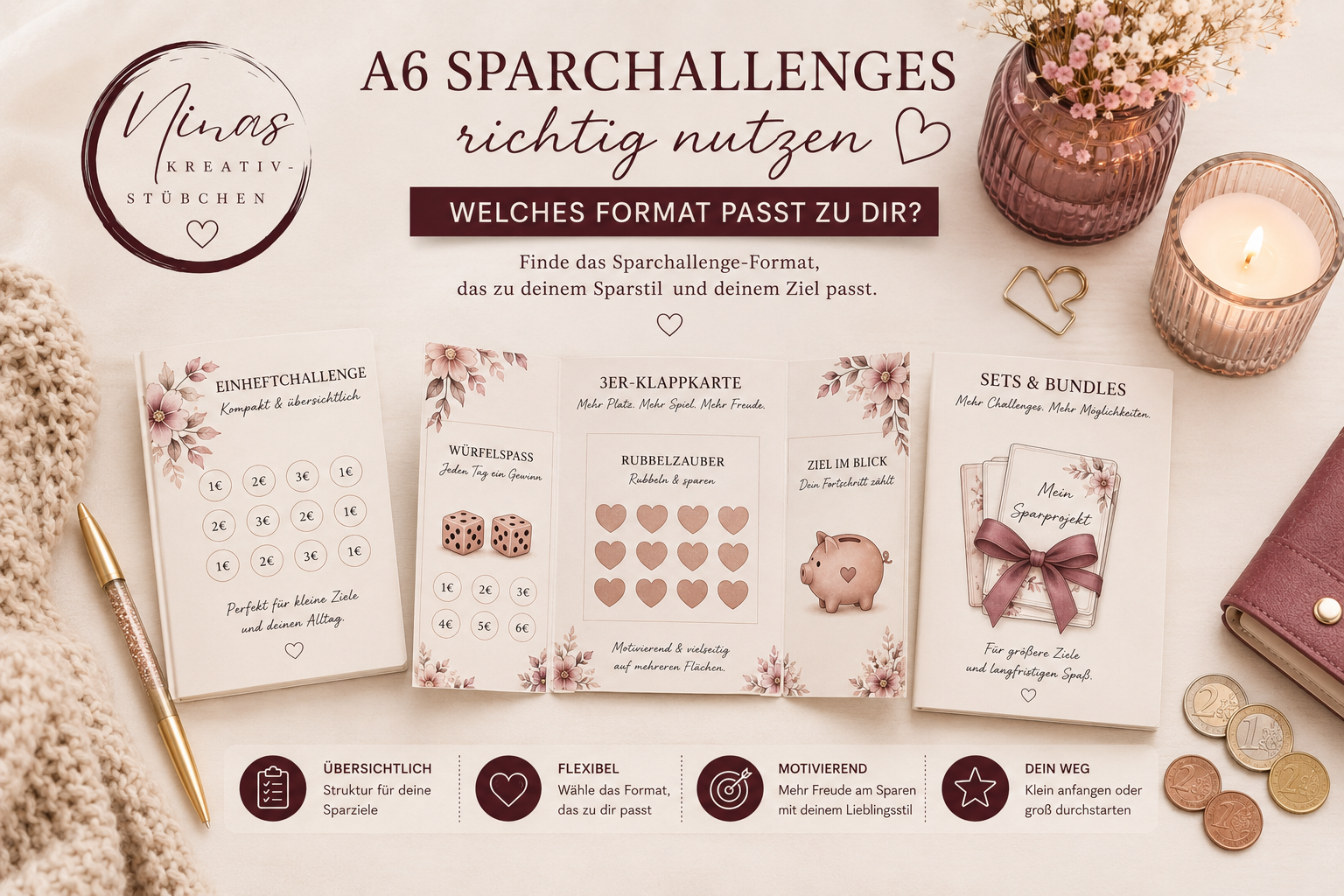 A6-Sparchallenges richtig nutzen: Welches Format passt zu dir?