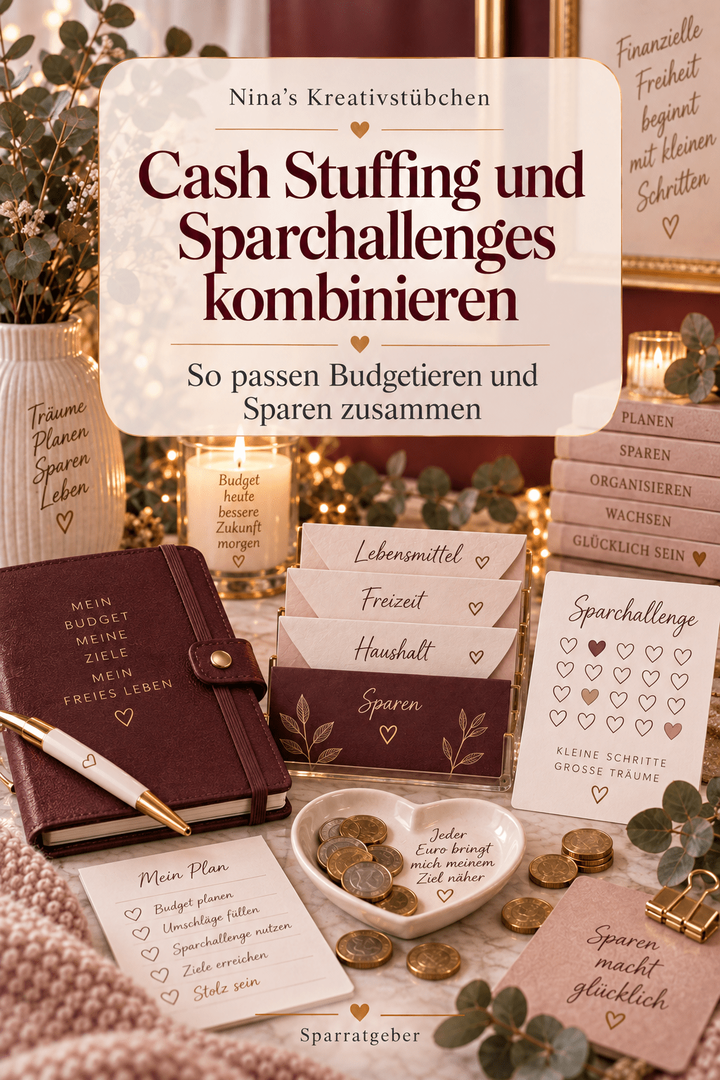Cash Stuffing und Sparchallenges kombinieren: So passen Budgetieren und Sparen zusammen - Nina's Kreativstübchen