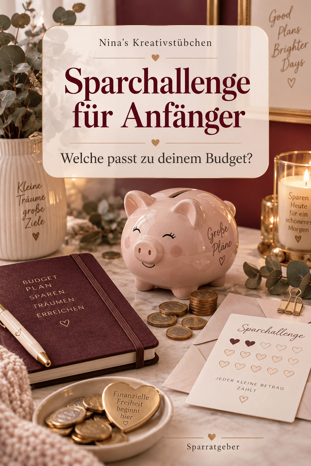 Sparchallenge für Anfänger: Welche passt zu deinem Budget? - Nina's Kreativstübchen