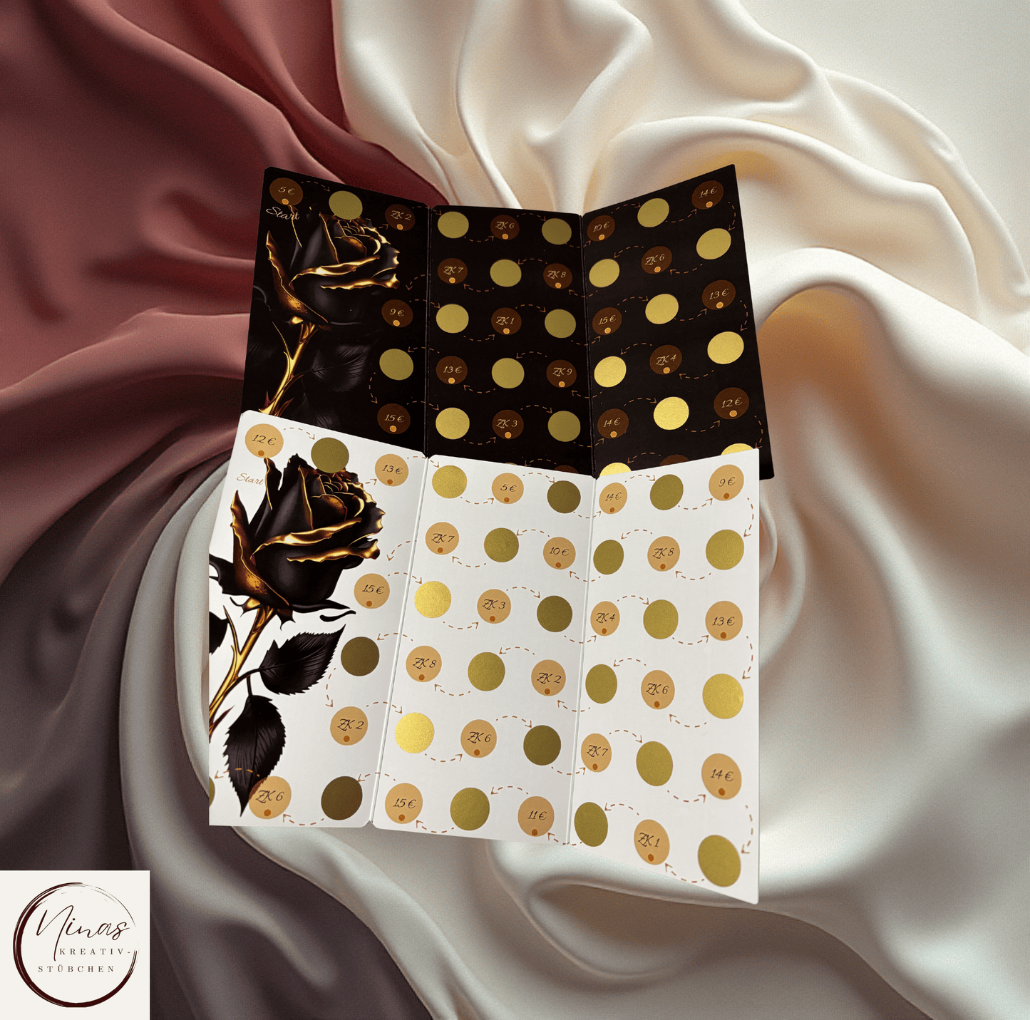 1000 € - ich schaffe das I 1000 Euro I 1000 € I A6 I Bundle I Set - Nina's Kreativstübchen