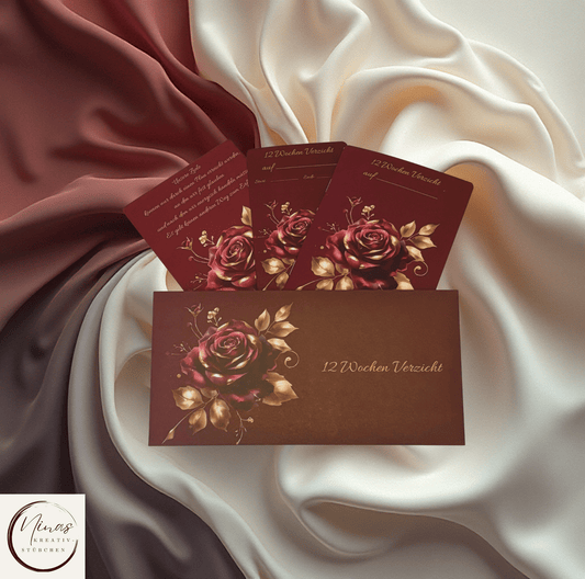 12 Wochen Verzicht I A6 I Bundle I Set - Nina's Kreativstübchen