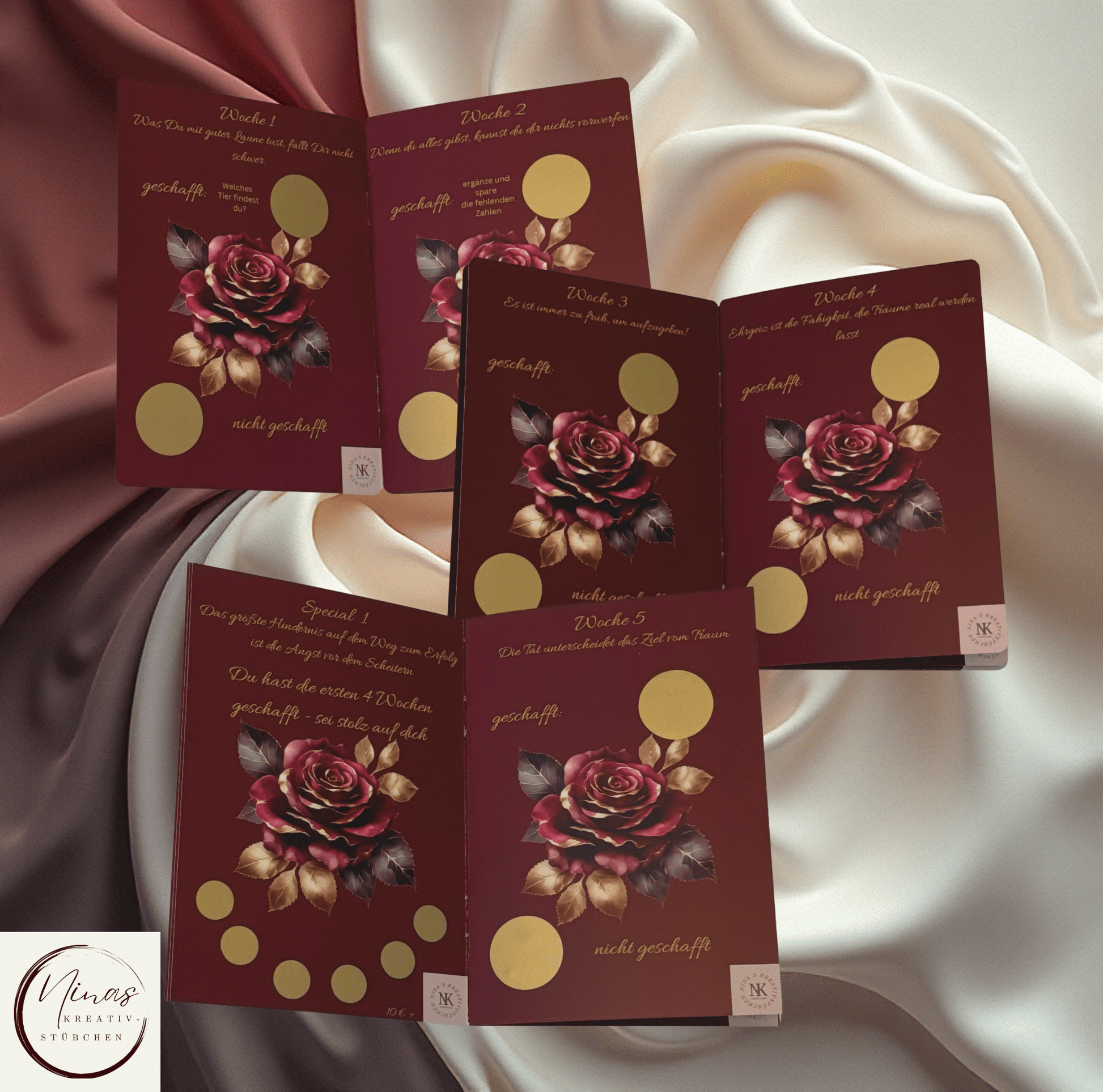 12 Wochen Verzicht I A6 I Bundle I Set - Nina's Kreativstübchen