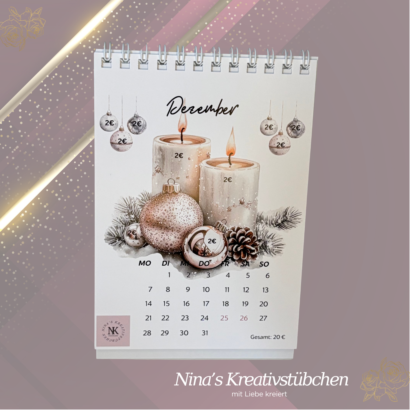 Tischkalender 2026 I Jahreskalender 2026 I Ausverkauf