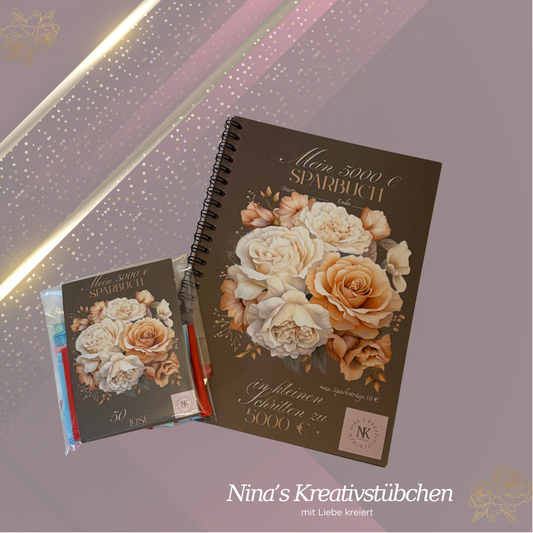 Mein 5000 € Sparbuch I  5000 Euro I 5000 € I A5 - 52 Seiten