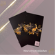 Deckblatt "schwarz-goldene Rosen" I A6