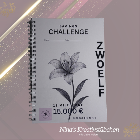 Savings Challenge ZWOELF I  15000 Euro I 15000 € I A5 I 52 Seiten