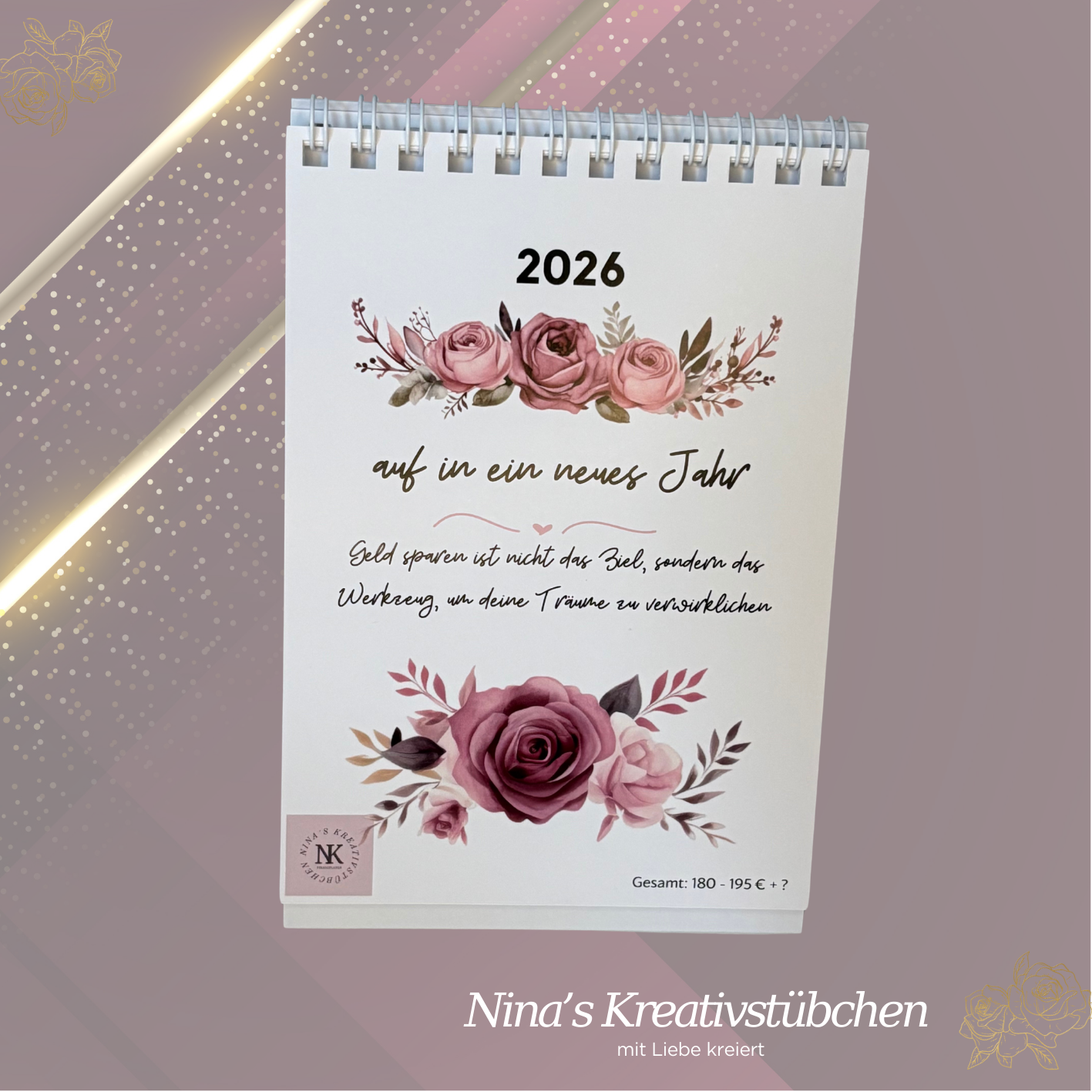 Tischkalender 2026 I Jahreskalender 2026 I Ausverkauf