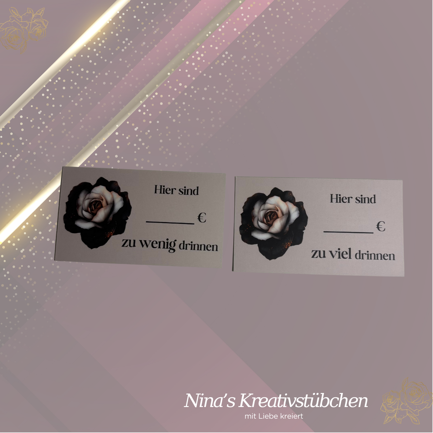 zu viel / zu wenig Karten I A6 I A7 I foliert