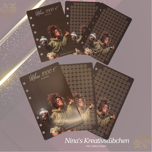 Mein 1000 Euro Puffer I 1000 € I 1000 Euro I A6 I A7