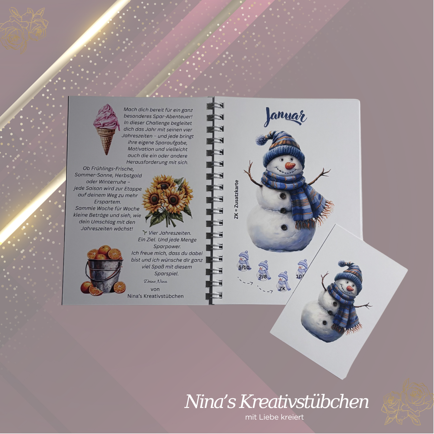 the Seasons I Jahreschallenge I die Jahreszeiten  I A6