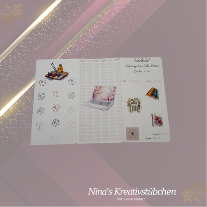 Schulbedarf -Federmäppchen, Stifte, Blöcke & co. I A6