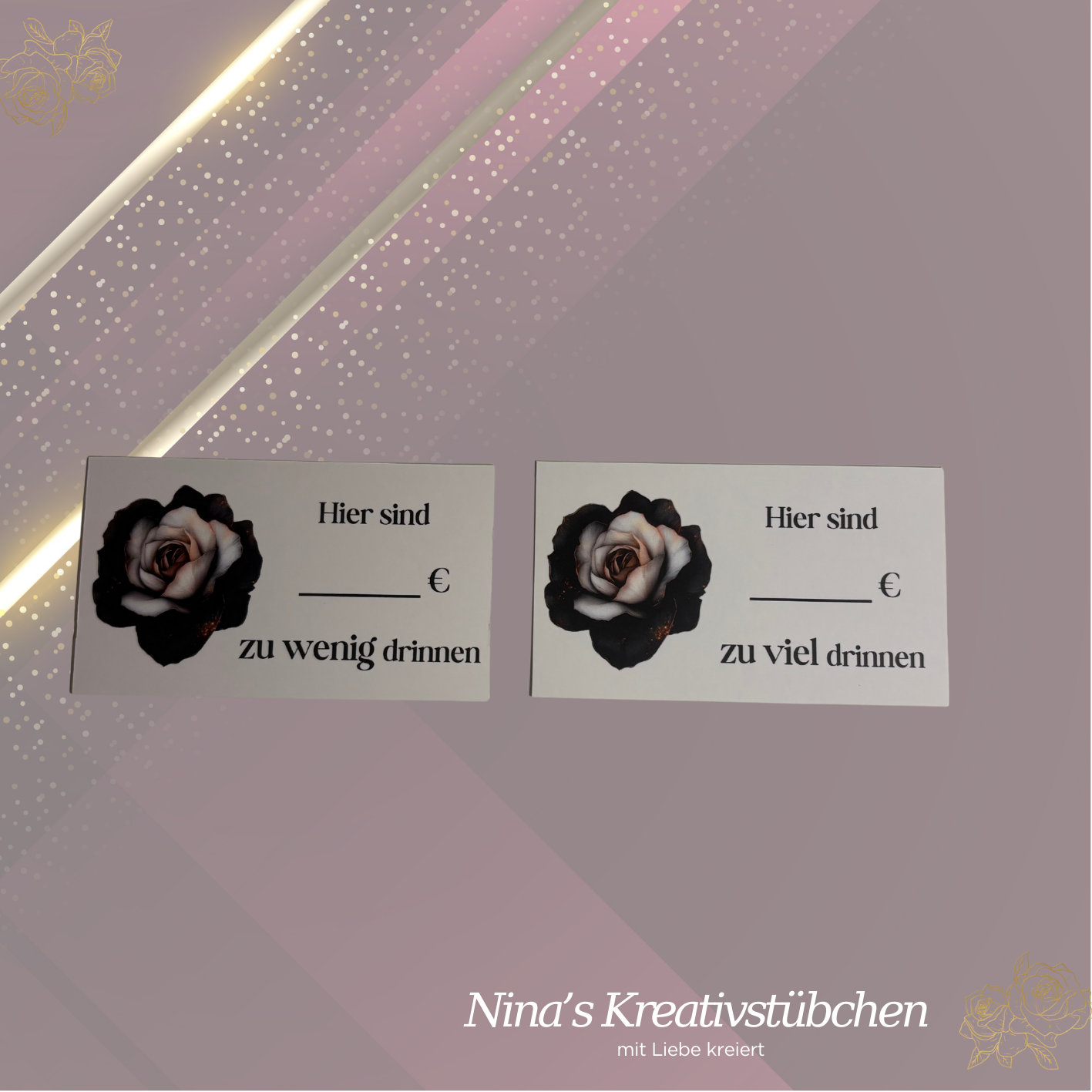 zu viel / zu wenig Karten I A6 I A7 I foliert