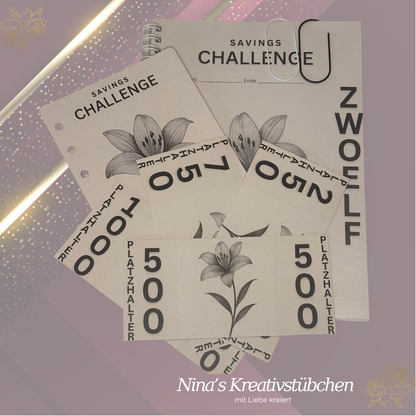 Savings Challenge ZWOELF I  15000 Euro I 15000 € I A5 I 52 Seiten