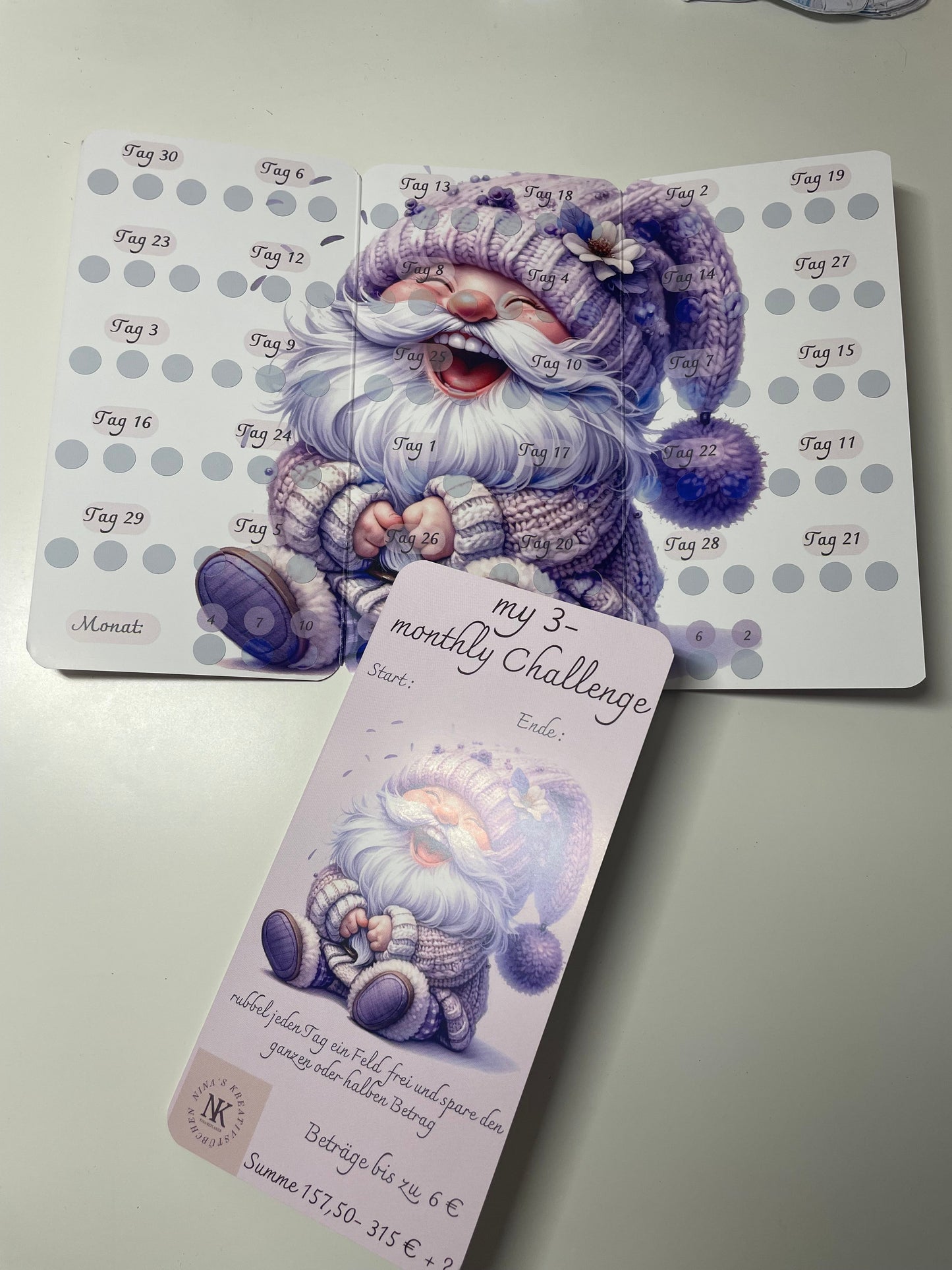 my 3-monthly Challenge I A6