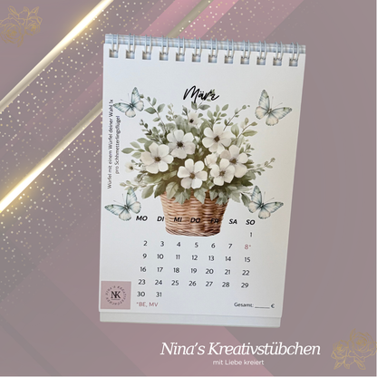 Tischkalender 2026 I Jahreskalender 2026 I Ausverkauf