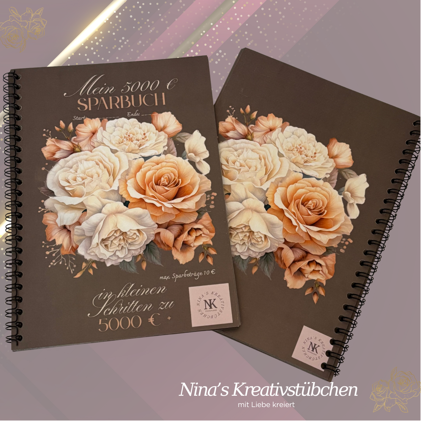 Mein 5000 € Sparbuch I  5000 Euro I 5000 € I A5 - 52 Seiten