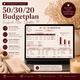 50/30/20 Budgetplan – Kostenlose Vorlage für mehr Überblick & finanzielle Klarheit - Nina's Kreativstübchen