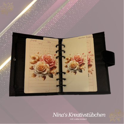 Rückblick meiner Sparziele  I Trennblätter A6 I Set für 1 Jahr