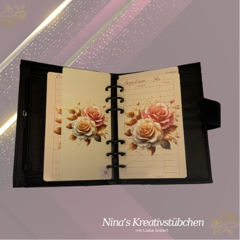 Rückblick meiner Sparziele  I Trennblätter A6 I Set für 1 Jahr