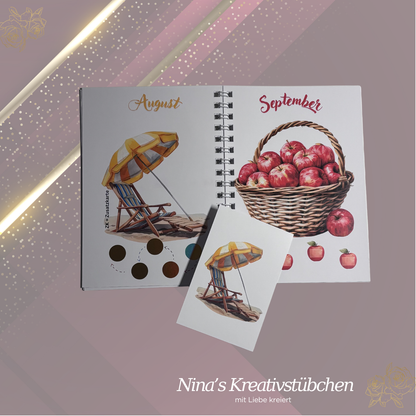 the Seasons I Jahreschallenge I die Jahreszeiten  I A6