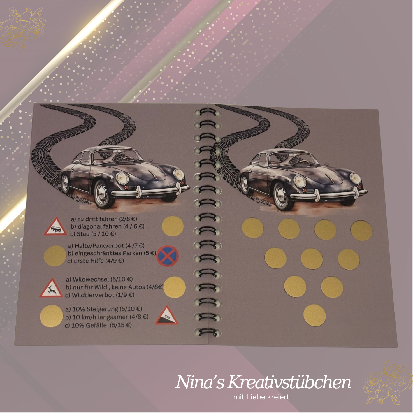 Cash für den Crash-Kurs- die Führerscheinchallenge I Führerschein I A6 I 24 Seiten