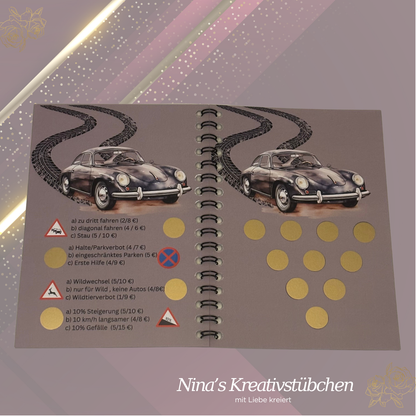 Cash für den Crash-Kurs- die Führerscheinchallenge I Führerschein I A6 I 24 Seiten