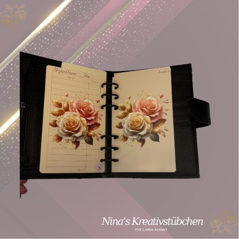 Rückblick meiner Sparziele  I Trennblätter A6 I Set für 1 Jahr