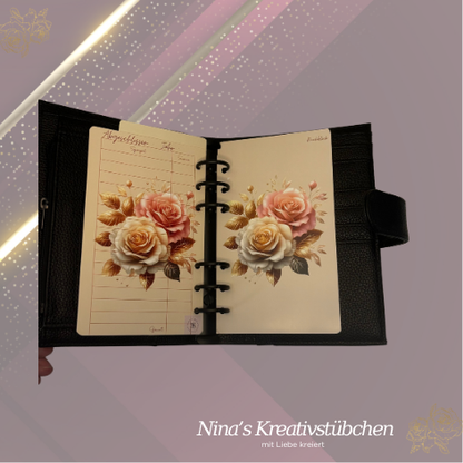 Rückblick meiner Sparziele  I Trennblätter A6 I Set für 1 Jahr