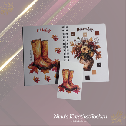 the Seasons I Jahreschallenge I die Jahreszeiten  I A6