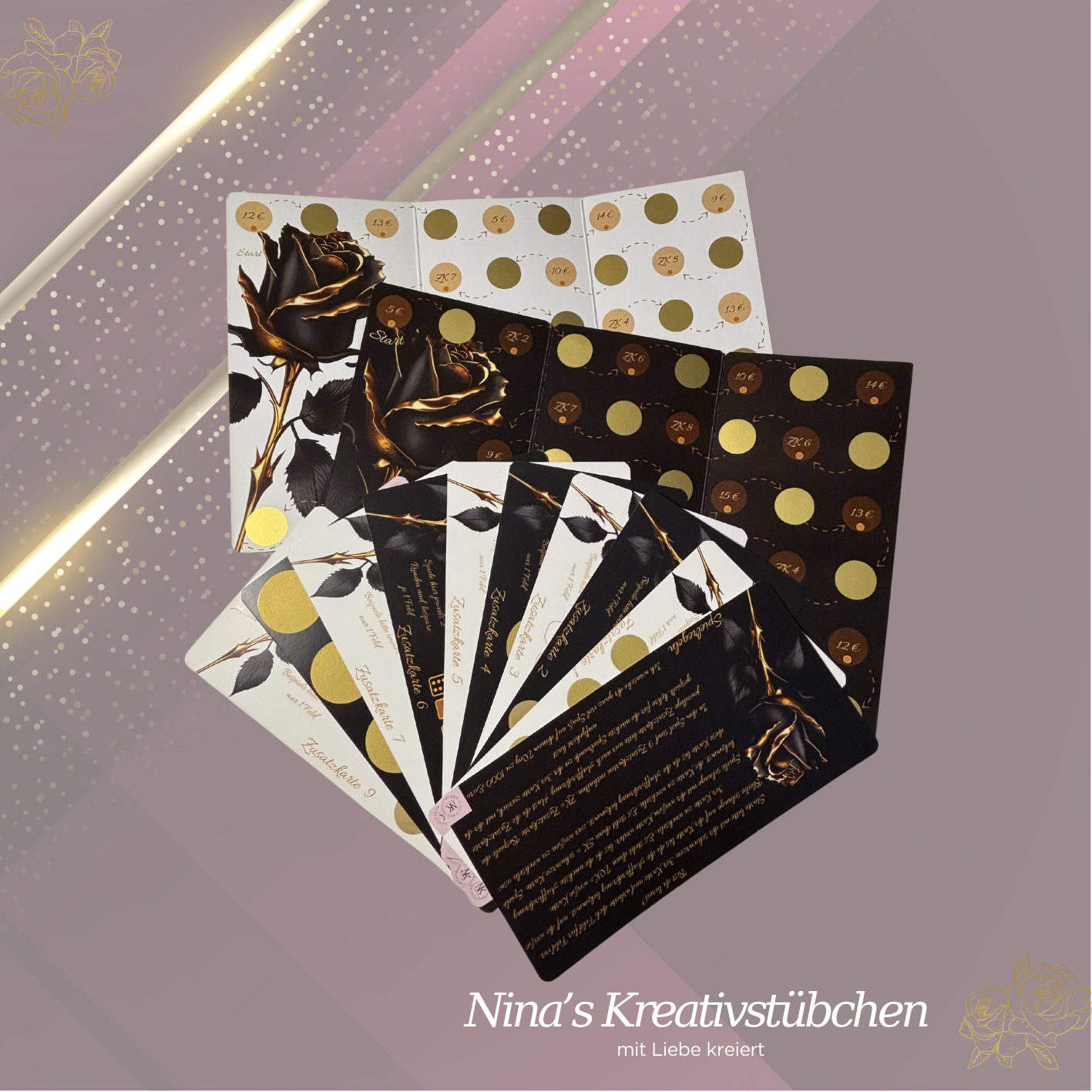 1000 € - ich schaffe das I 1000 Euro I 1000 € I A6 I Bundle I Set