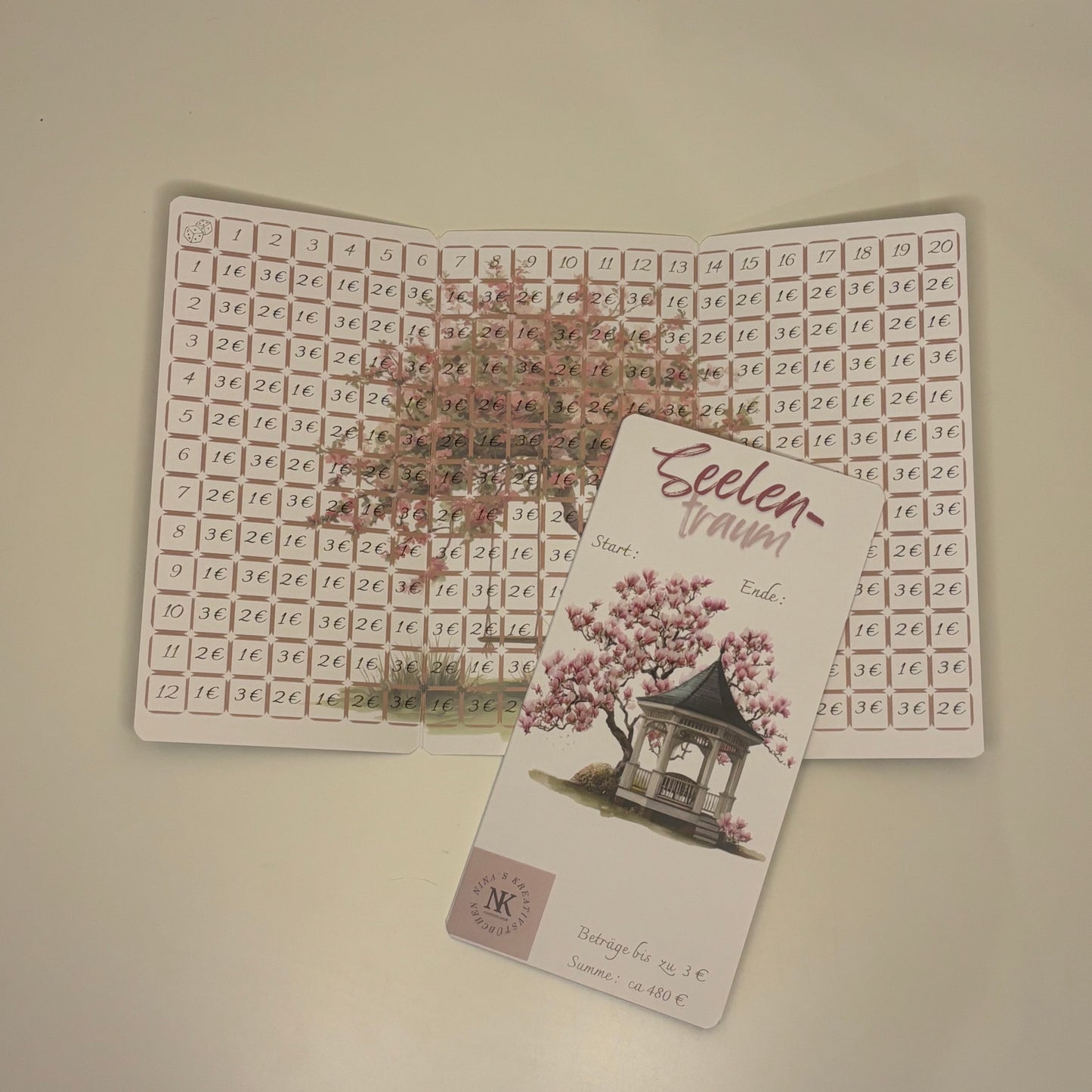 Die Wohlfühlsparbox I 6 Selfcare-Challenges für Körper, Seele & Notgroschen inkl. 5 Extra's