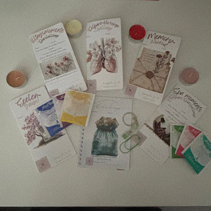 Die Wohlfühlsparbox I 6 Selfcare-Challenges für Körper, Seele & Notgroschen inkl. 5 Extra's