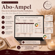 Abo - Ampel – finde deine laufenden Geldfresser auf einen Blick | Kostenlose Vorlage | Google - Sheets - Nina's Kreativstübchen