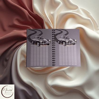 Cash für den Crash - Kurs - die Führerscheinchallenge I Führerschein I A6 I 24 Seiten I Sparbuch - Nina's Kreativstübchen